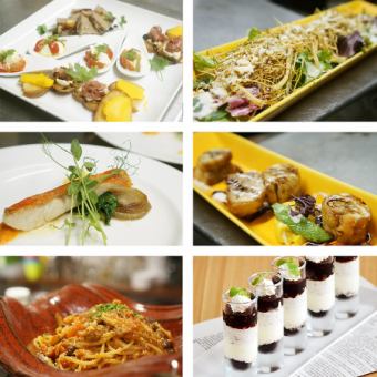 【큰 접시】 【생맥주도 무제한】 【캐비어, 포아그라, 활 전복】 프리미엄 플래터 코스 【송년회】