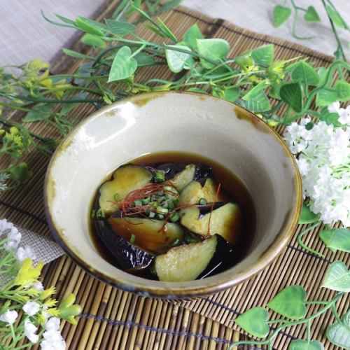 油炸茄子浸泡