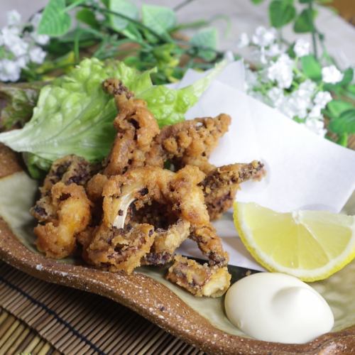 炸魷魚黃豆