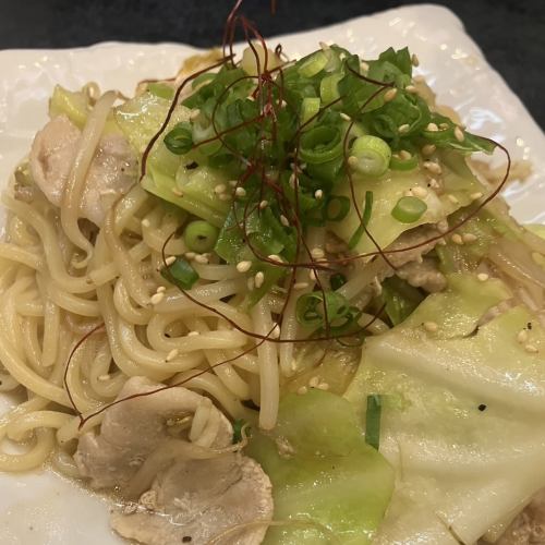 鹹豬肚炒麵