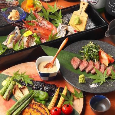 En's [Omakase套餐] 5,000日元/8,000日元/12,000日元等（鱼或肉）根据您的预算和想要的菜肴