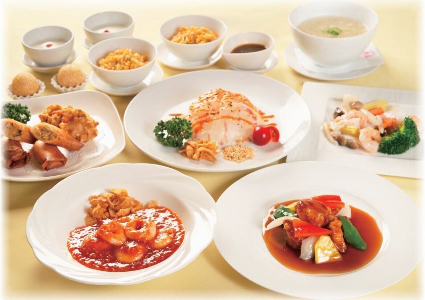 【本格中華を堪能！各種ご宴会にオススメ】愛蓮コース　5,610円（税込）