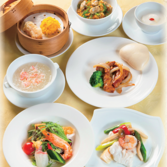 ☆茉莉花(ジャスミン)。.:*・゜～平日昼限定コース～炒め物や点心二種盛りなど全7品3520円(税込)