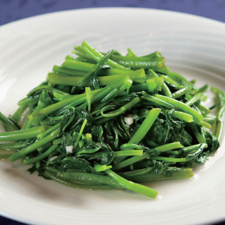 空心菜（くうしんさい）のあっさり炒め