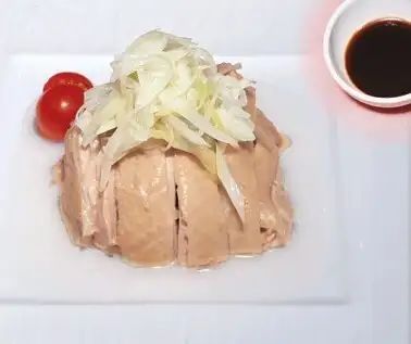 蒸し鶏の冷製