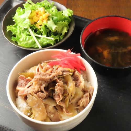 焼肉屋の牛丼