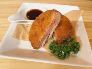 火腿肉饼