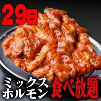 (히라기시 점 한정) 믹스 호르몬 뷔페, 월 1 회 이벤트