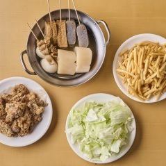 含 2 小时无限畅饮的轻食套餐