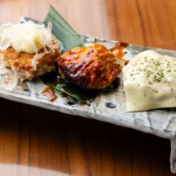 おまかせ3種つくね