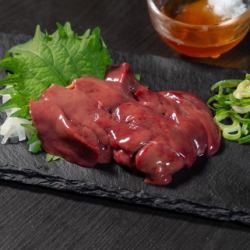 鳥肝のお刺身