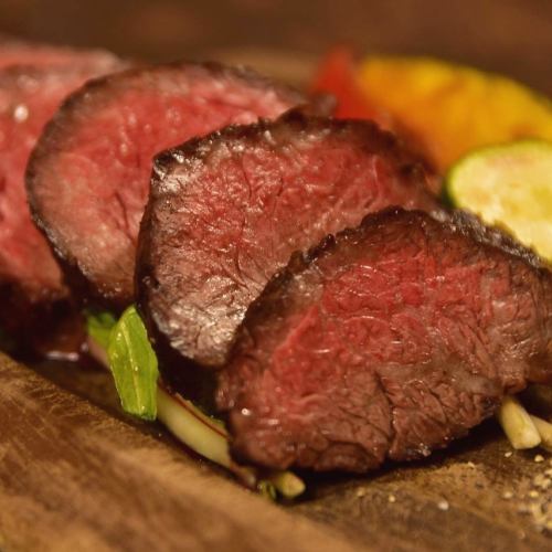 【1番人気】牛ハラミ肉のgrillステーキ