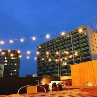 Feel the Shonan night breeze! ☆★Rooftop Beer Garden★☆ THE ROOF TOP 5,500 yen course with 2 hours all-you-can-drink plan
