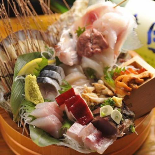 Assorted sashimi!