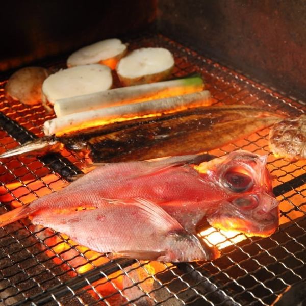 Bincho charcoal-grilled dishes