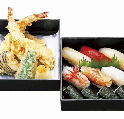 Sushi tempura set B