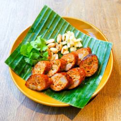 Sai Ua (homemade Chiang Mai's famous spicy sausage)