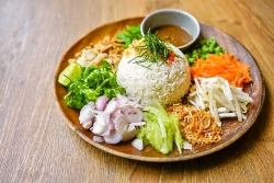 Khao Yam (Southern Thai style mixed rice)