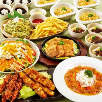[From 4/10] [Sakura] 8 dishes including seared salmon carpaccio and pork belly stamina hot plate + all-you-can-drink for 4,000 yen