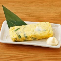 Chicken broth roll with chives