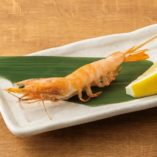 Salt-grilled white shrimp from Minamikyushu City