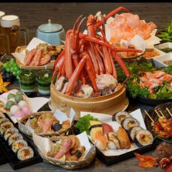 ★1名様OK★カニ食べ放題60分コース ￥5,980