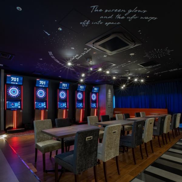 We can accommodate up to 140 people for private banquets and buffets! We also have a private room with darts! In this stylish, club-like space, you can enjoy a game of darts while also enjoying a wide variety of alcoholic beverages that only a bar can offer.We have 18 dart tables! Please feel free to contact us if you would like to use them.We look forward to your use.※The image is an image.