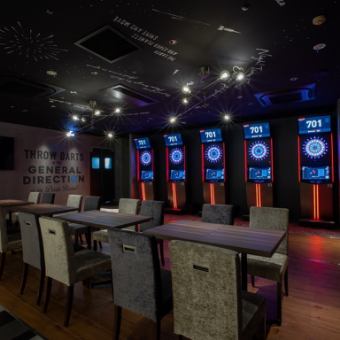 There are table seats for four people on the side of the darts table! You can have fun while playing darts ◎ You can also watch the darts challenger while enjoying food and alcohol ◎ VIP room Please use it! *The image is an image