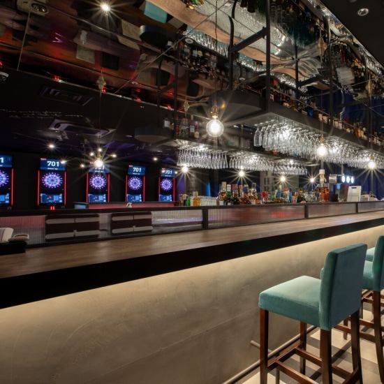 翌5時まで営業中☆2次会はダーツで盛り上がろう♪※画像は系列店