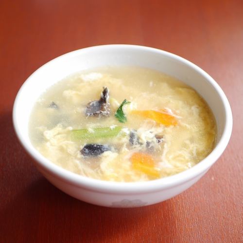 Egg and vegetable soup