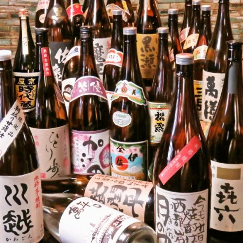 豊富な銘酒に舌鼓・・・♪