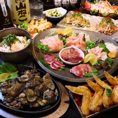 当店自慢の宮崎地鶏料理！