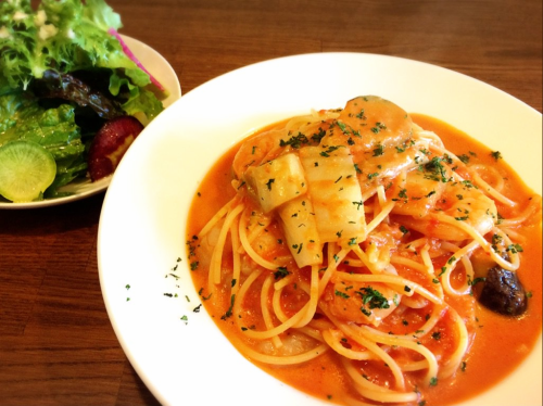 From pasta of the day to hearty lunch♪