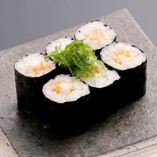 アテ巻き　梅水晶と長芋