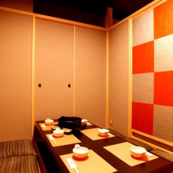 Kotatsu type private room.