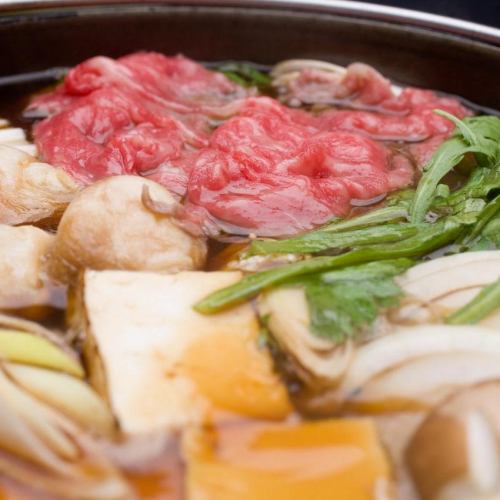 ■ Rare and exquisite Mita beef sukiyaki
