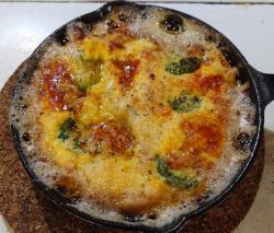 Parmesan Omelette with Plenty of Mushrooms
