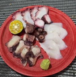 タコ三種盛り合わせ