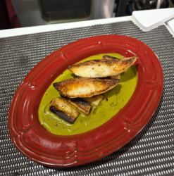 鮮魚の白味噌漬　ゴルゴンゾーラソース