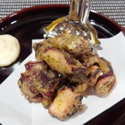 あおさ香るタコザンギ