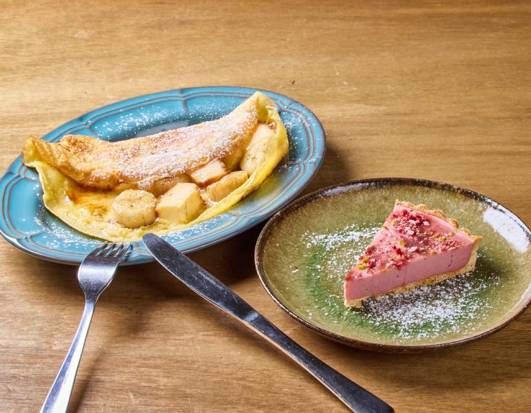 季節のフルーツ使用　自家製デザート