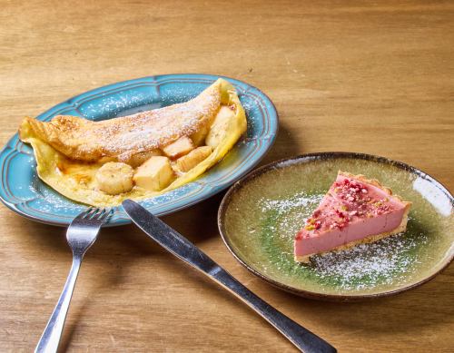 季節のフルーツ使用　自家製デザート