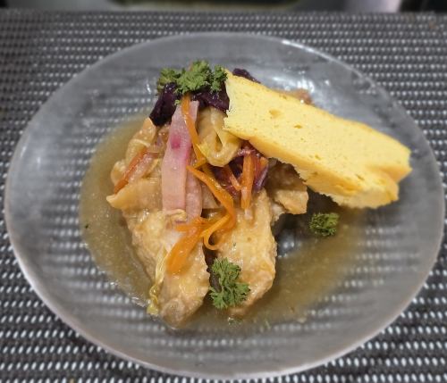 オマール海老香るホッケと白菜の南蛮漬け