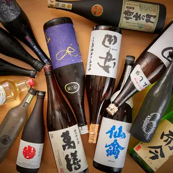 全国各地の日本酒またはセレクトワインが楽しめる!選べるプレミアム飲み放題150分