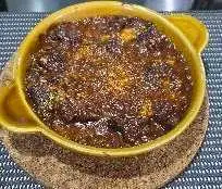 蝦夷鹿とマッシュポテトの矢作味噌焼き