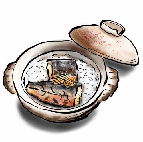 《魚飯 -うおめし-》炭焼きトロ鯖の土鍋ごはん