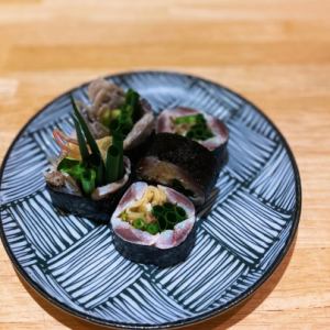 〆イワシの薬味焼き