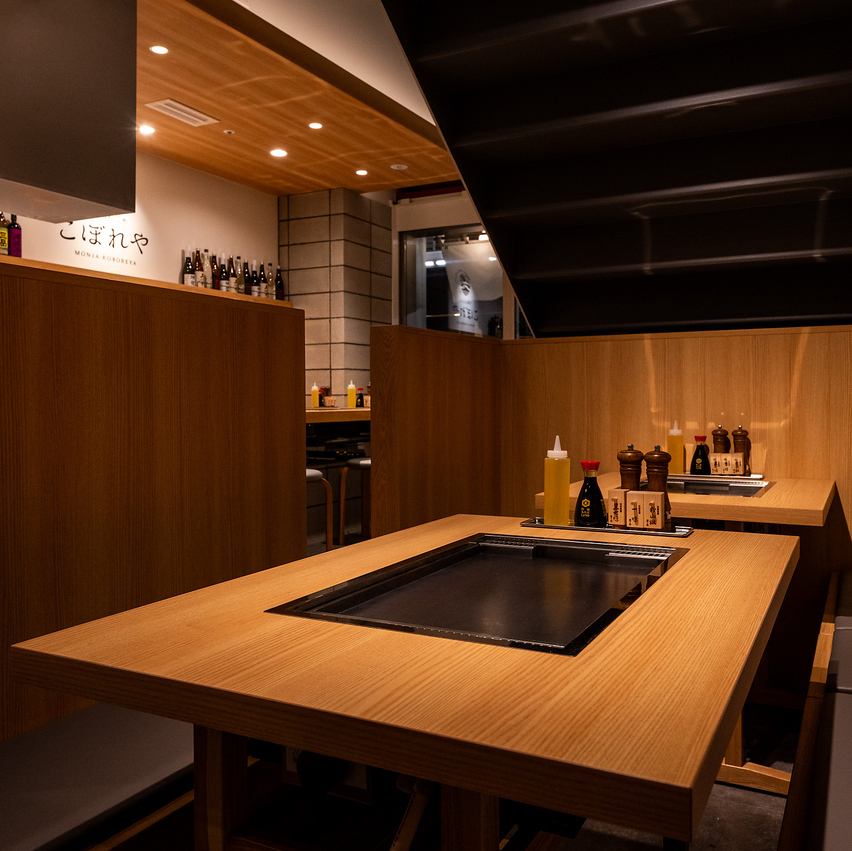 A famous Tsukishima Monja restaurant! Anyone can come and enjoy a relaxing time here!