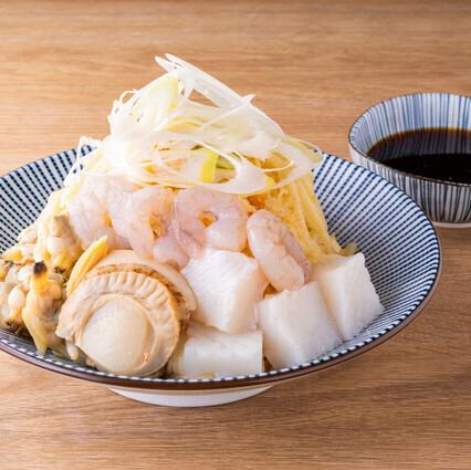 Yakisoba with seafood sauce