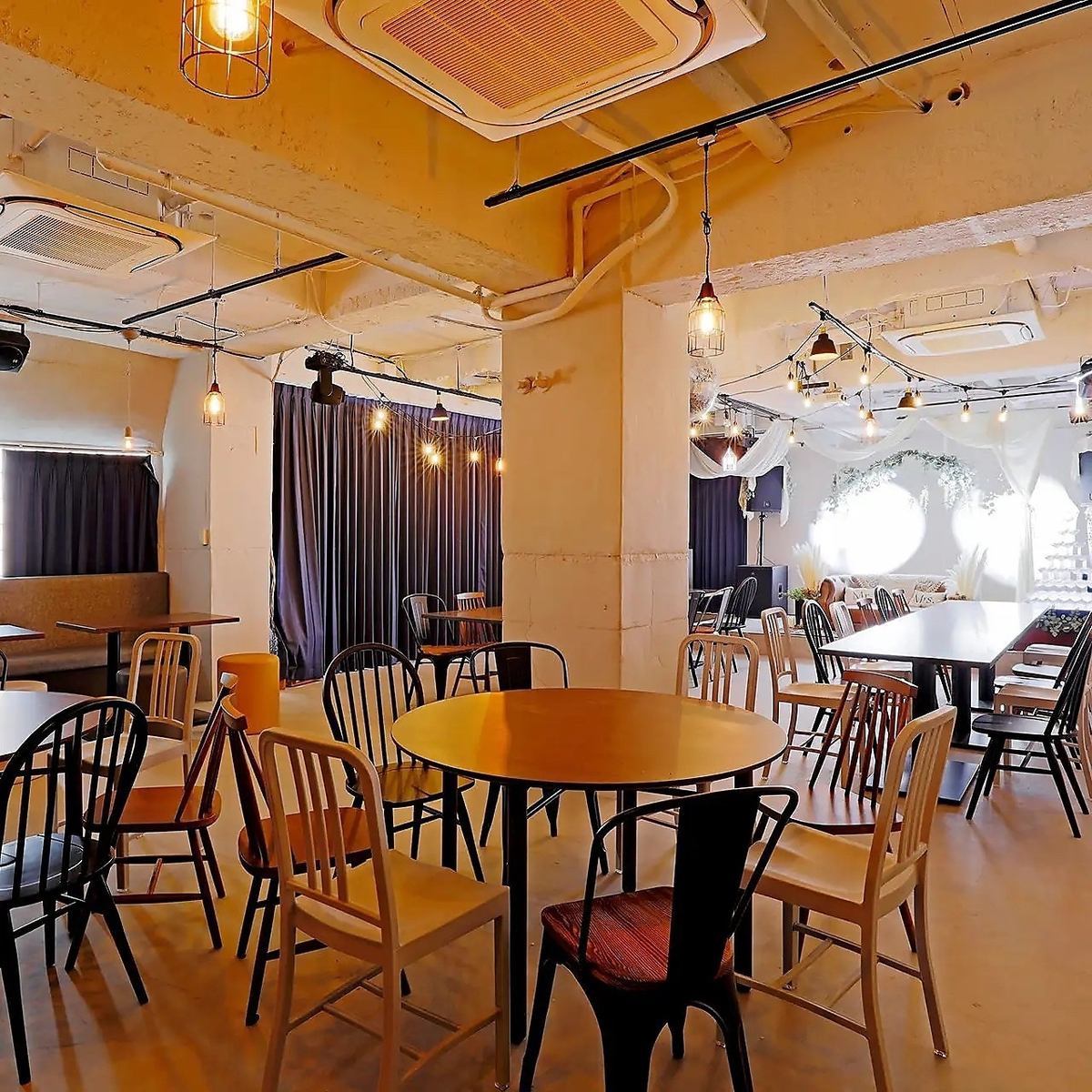 Accommodates up to 150 people! Spacious space for wedding receptions and birthday parties♪